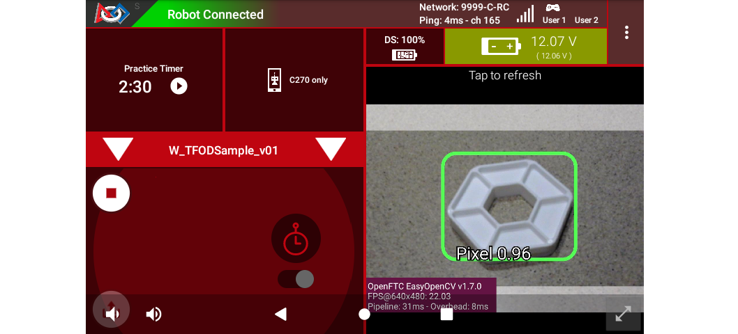 Sample DS Camera Stream