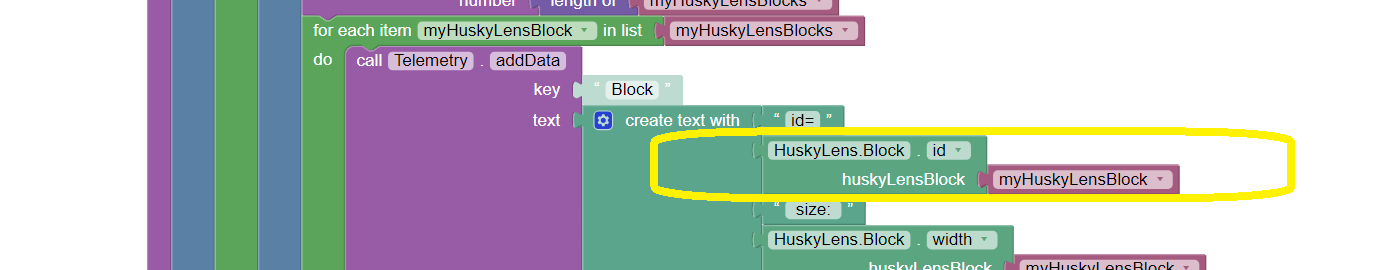 Color Detection Blocks
