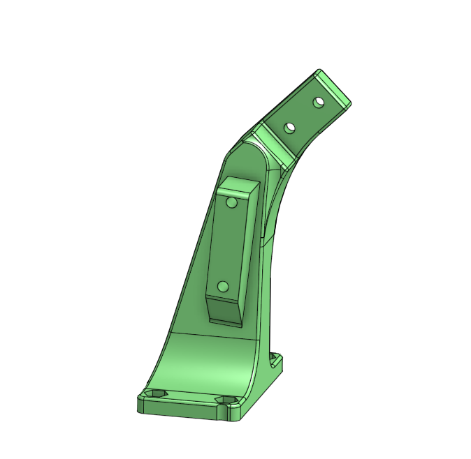 A complex part printable without supports.