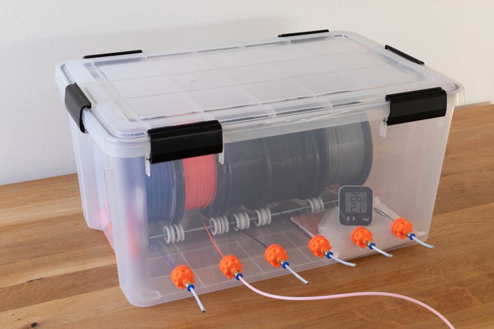A DIY filament storage solution
