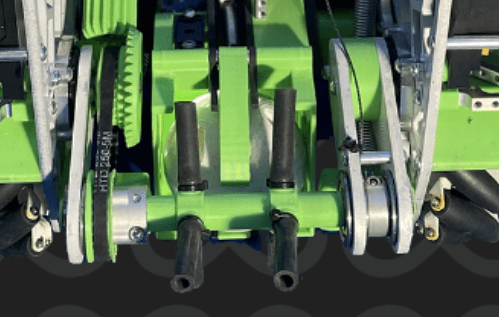 An Intake with example 3d printed spacers
