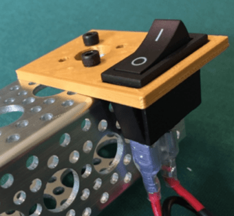 3d printed Power Switch Mounting Bracket